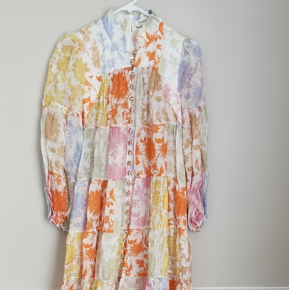 Zimmerman Lantern Tiered Maxi Dress - Picture 2 of 11